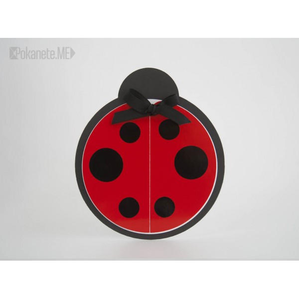 Покана за детски рожден ден LADYBUG 2